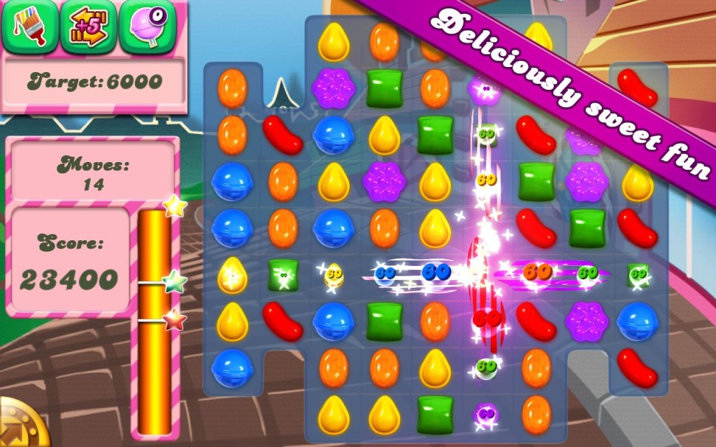 Top 10 Most Downloaded iOS Games-Candy Crush Saga.