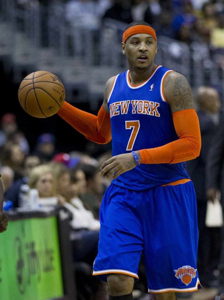 Top 10 Highest Paid Basketball Players-Carmelo Anthony