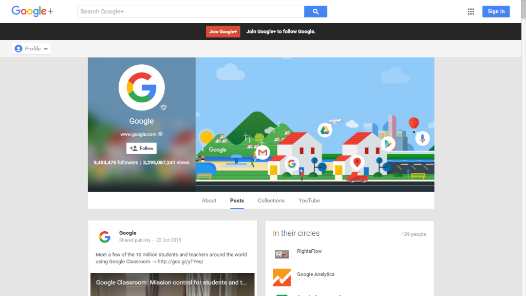 The 10 Most Popular Google Plus Pages You need To Follow-Google