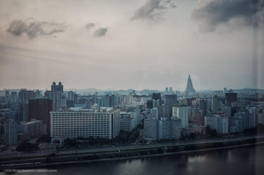 Cityscape from the Yanggakdo hotel